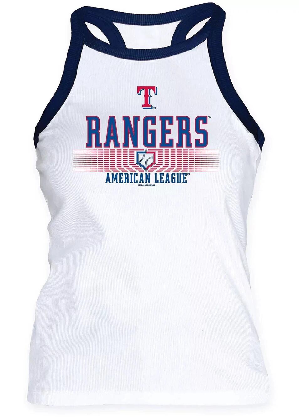 NWT MLB Soft As A Grape Texas Rangers Racerback Tank Top Women's Size XL